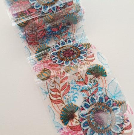 TRANSFER FOIL - SHEETS - FLOWERS