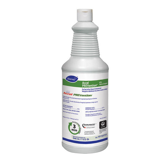 Diversey Accel Prevention Ready to Use One Step Surface Disinfectant 946mL